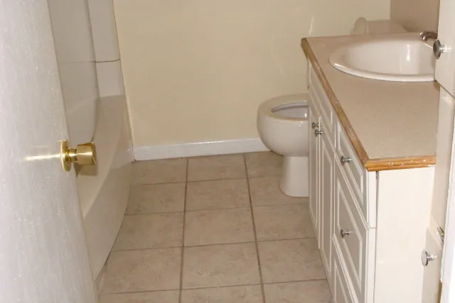 a bathroom with a sink and toilet