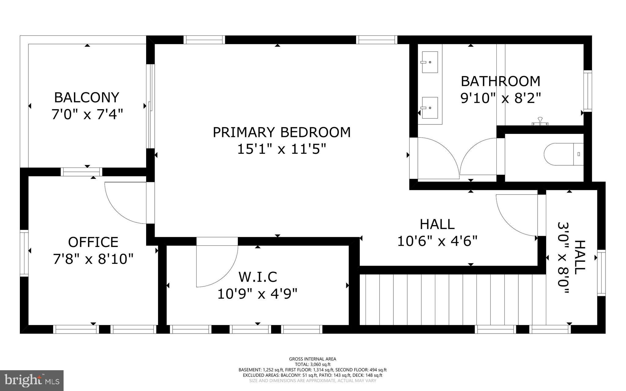 3202 Edgewood Road Kensington, MD 20895 - Photo 49 of 55 Upper Level- Primary Suite