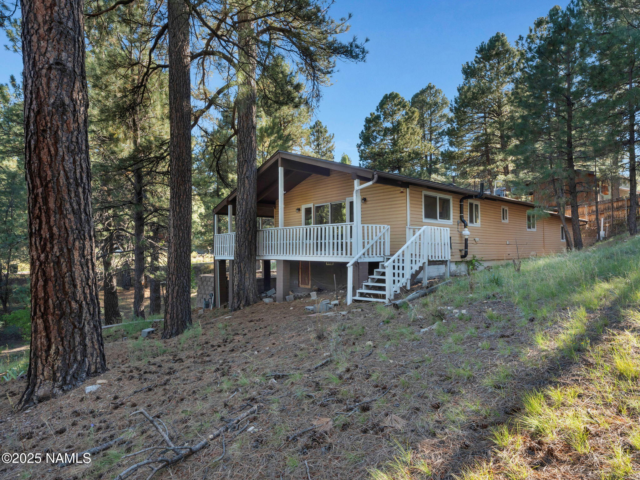 4449 Canyon Loop Flagstaff, AZ 86005 - Photo 30 of 37 a view of house with a trees in the background