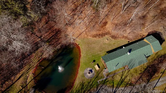 a view of a ocean with a mountain