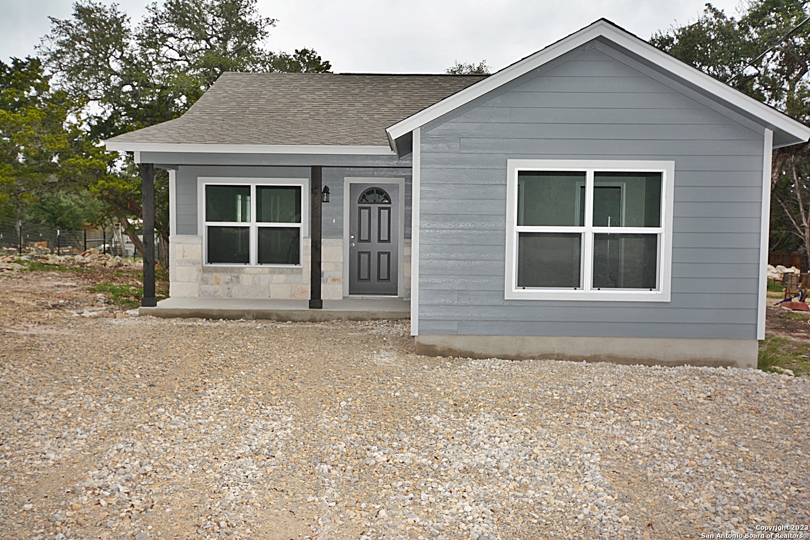 a house with a outdoor space