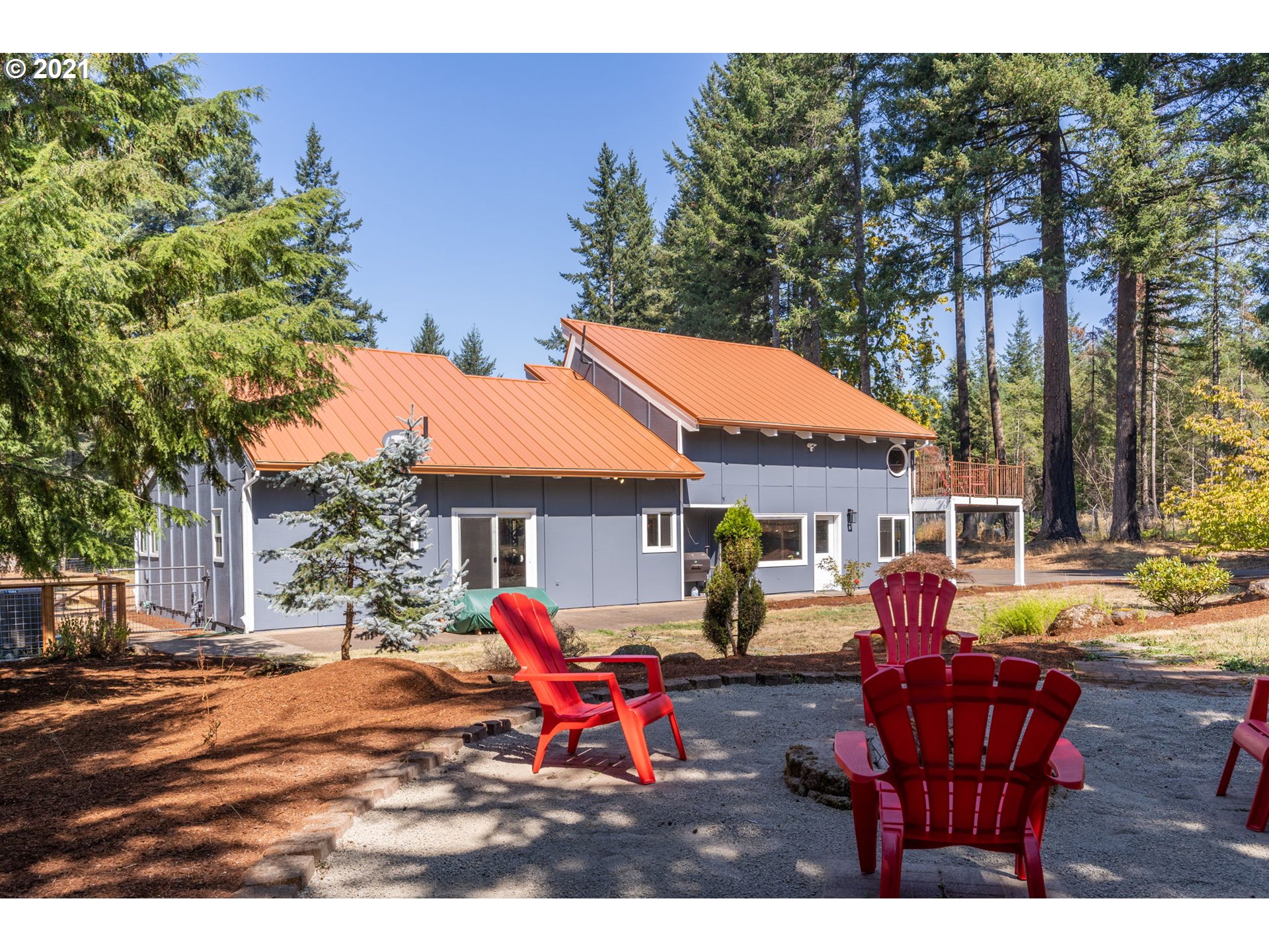 28075 South Kinzy Road Estacada, OR 97023 - Photo 1 of 32 a view of house with outdoor seating