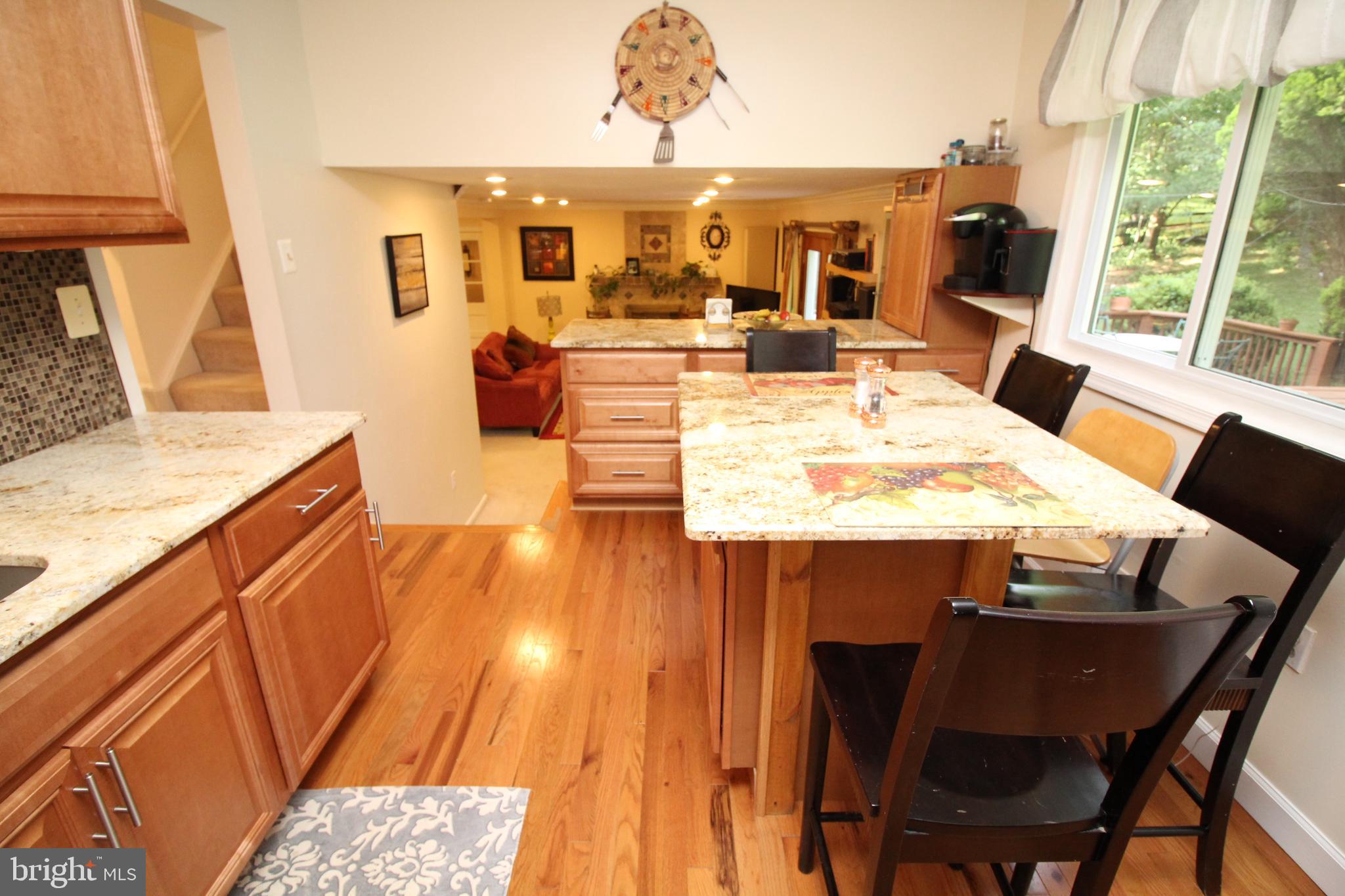 6707 Garrett Road Rockville, MD 20855 - Photo 2 of 25 Kitchen Overlooking Family Room