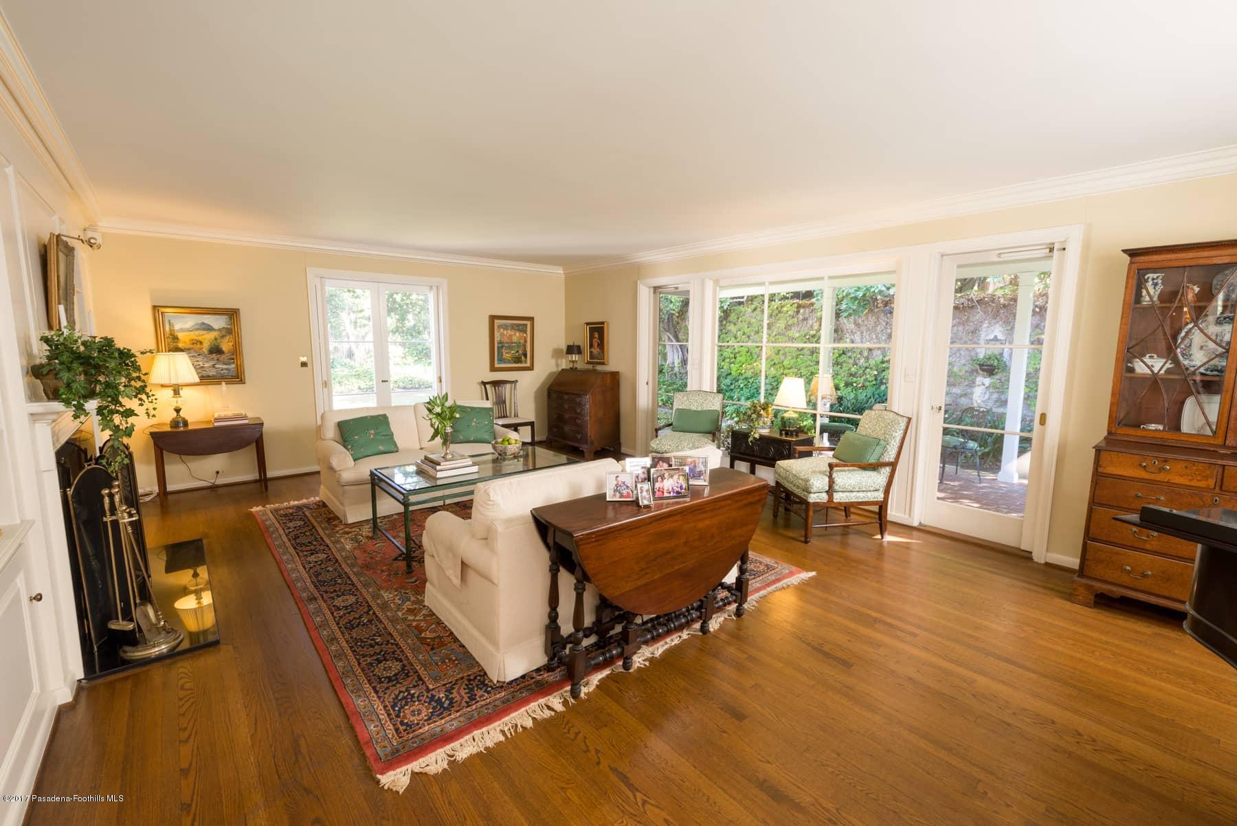 581 Busch Place Pasadena, CA 91105 - Photo 9 of 44 a living room with furniture and a table