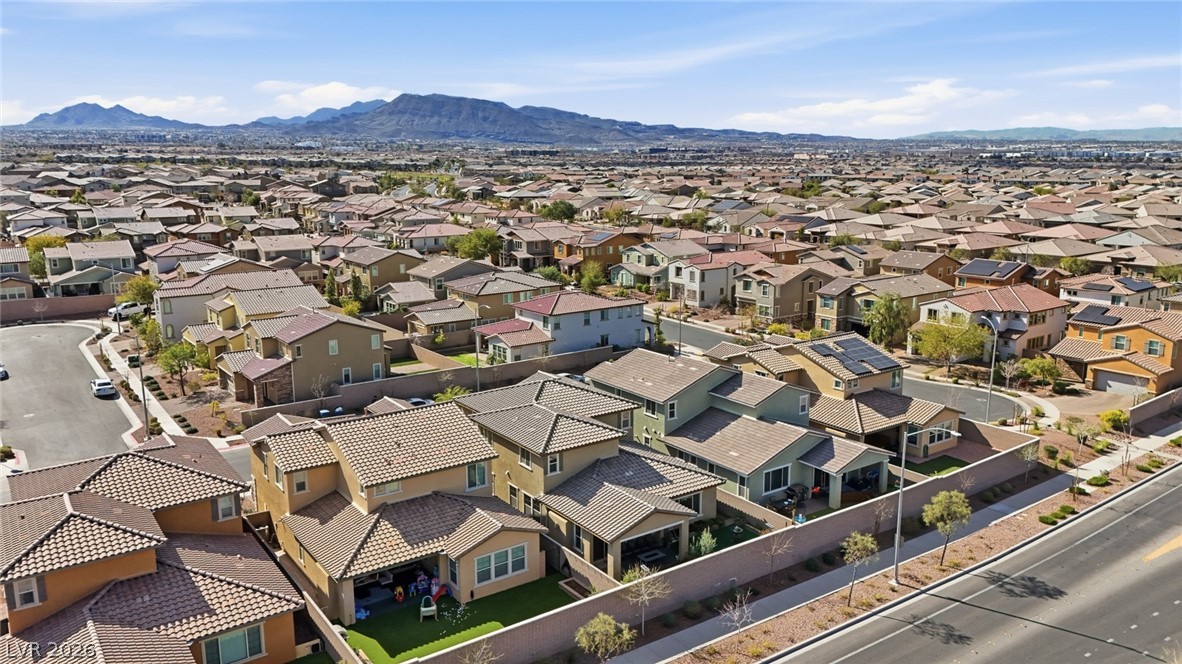 250 Dedication Avenue Henderson, NV 89011 - Photo 64 of 67 Drone / aerial view of a mountain backdrop