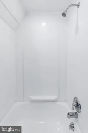 a close up of a bathtub