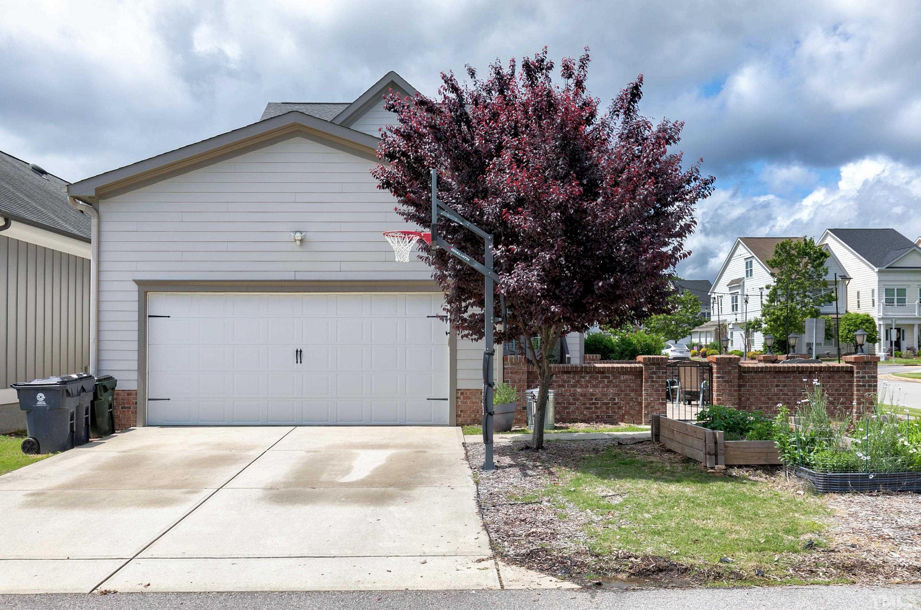 1001 Ambergate Station Apex, NC 27502 - Photo 38 of 49 a view of a backyard of the house