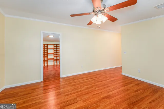 wooden floor in an empty room