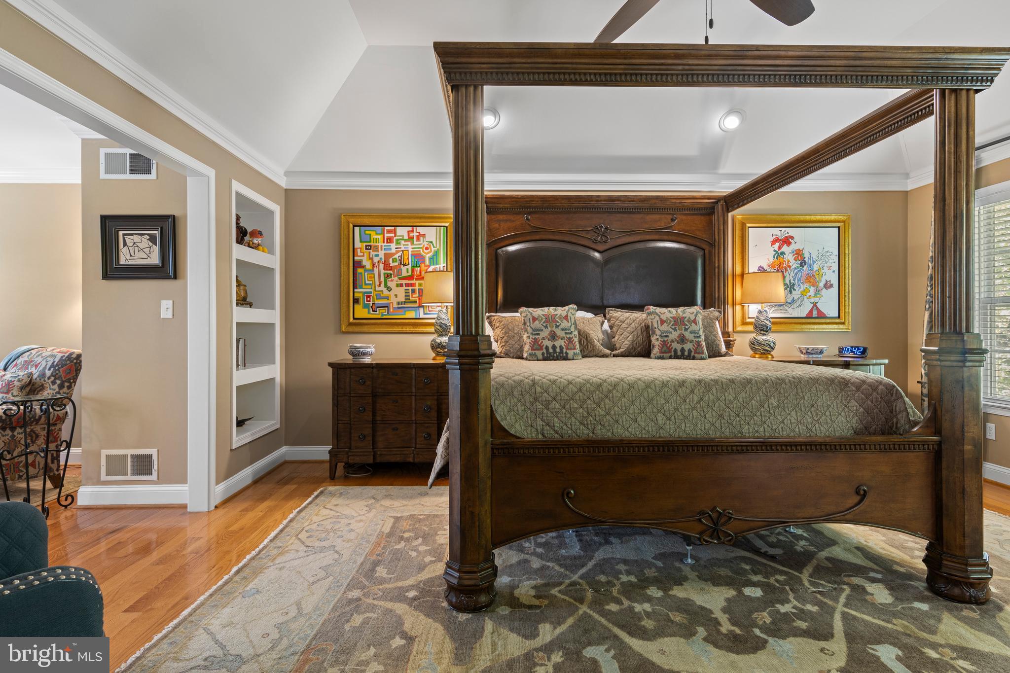 139 Watson Mill Road Landenberg, PA 19350 - Photo 46 of 73 a bedroom with a bed and wooden floor