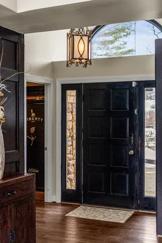 a view of entryway with a hallway