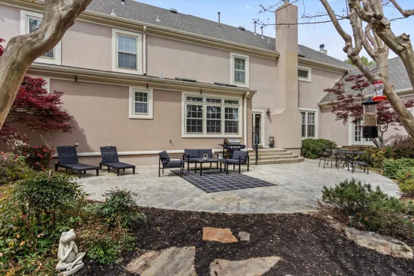 a view of a house with patio