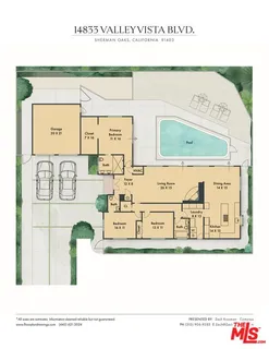 $1,995,000 | 14833 Valley Vista Boulevard, Sherman Oaks, CA 91403