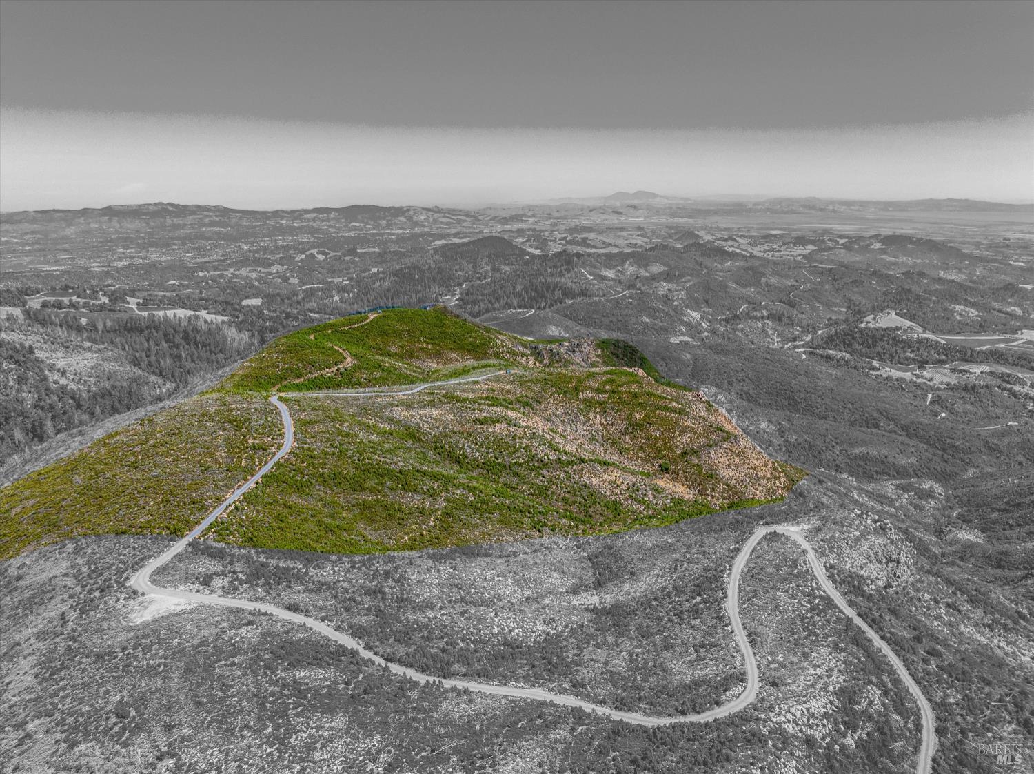 4420 Cavedale Road Sonoma, CA 95476 - Photo 2 of 25 View from above where approx. boundary begins on the Northern side of the property.