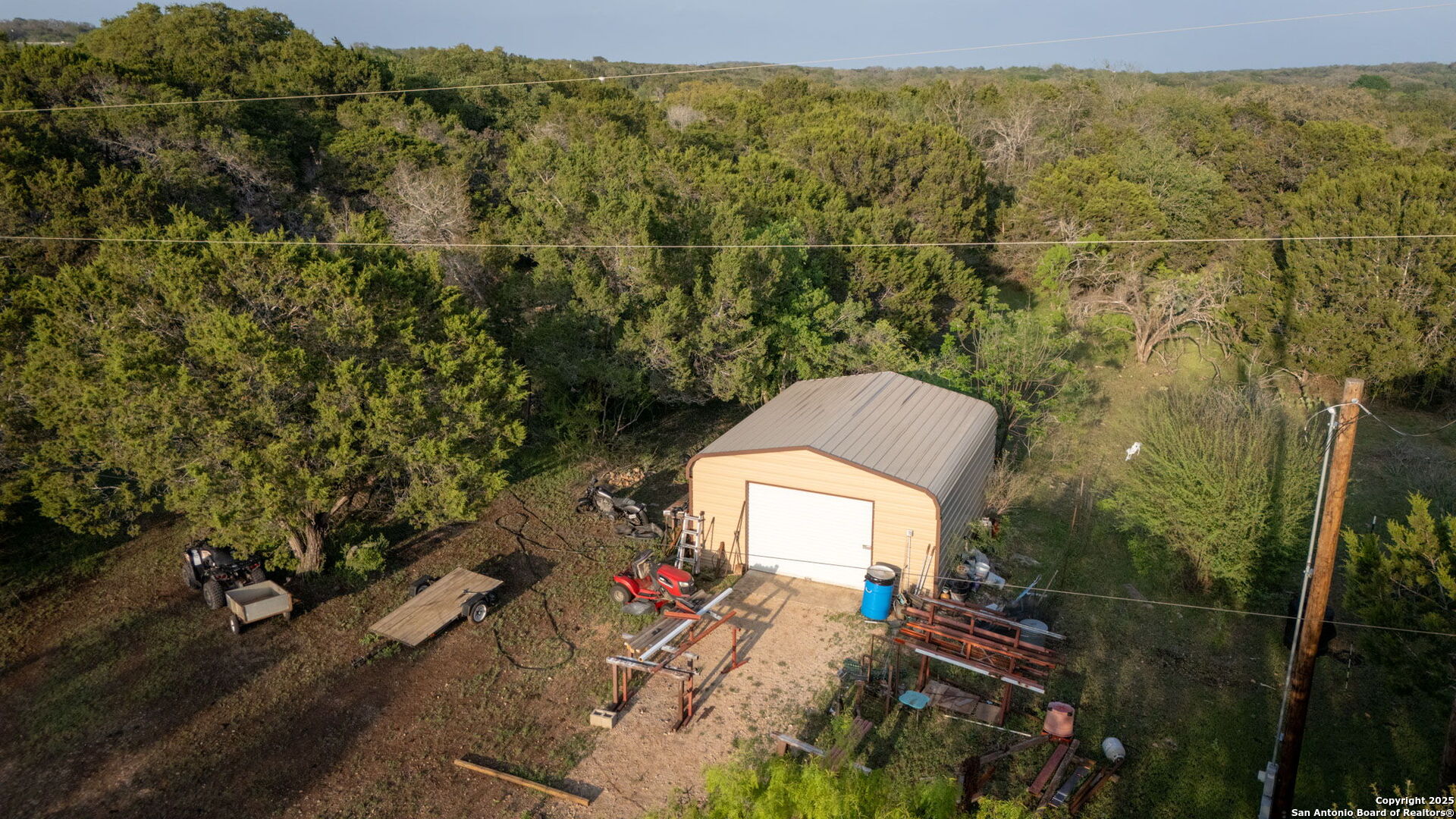 200 Elm Creek Road New Braunfels, TX 78132 - Photo 21 of 45 a view of a yard from a balcony