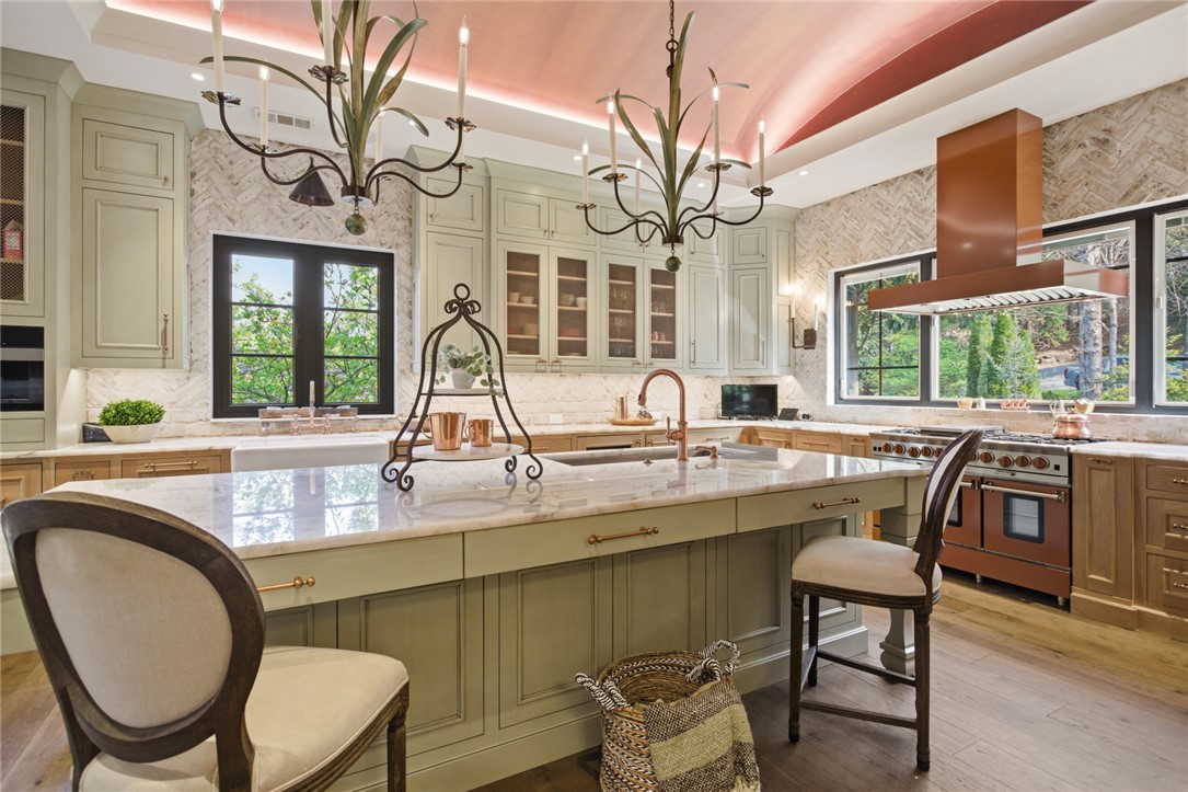 226 Long Ridge Road Sunset, SC 29685 - Photo 19 of 50 This spacious kitchen offers a large island, ample counter space, and abundant natural light.