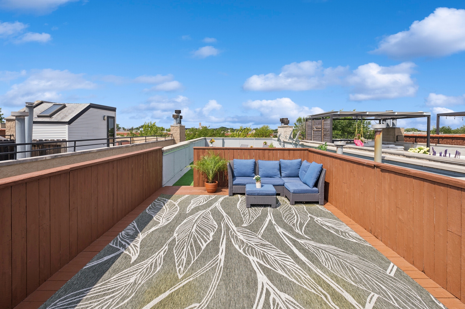 3331 North Seminary Avenue, Unit 3 Chicago, IL 60657 - Photo 15 of 19 a view of a balcony with furniture