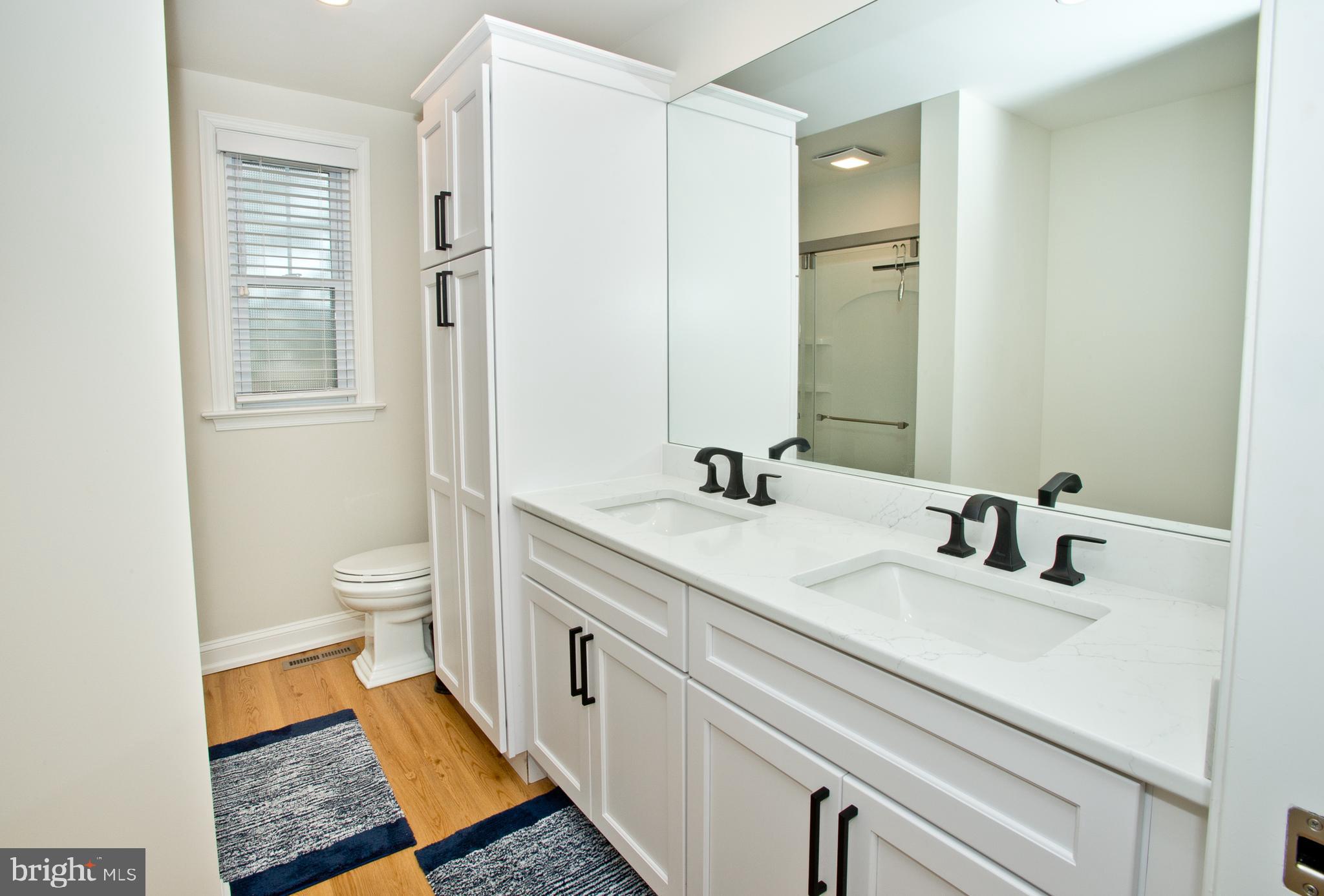 500 East Lancaster Avenue, Unit 135A Wayne, PA 19087 - Photo 5 of 24 a bathroom with a sink a toilet and a mirror
