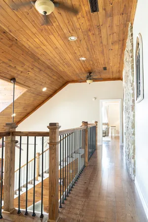 a view of a porch
