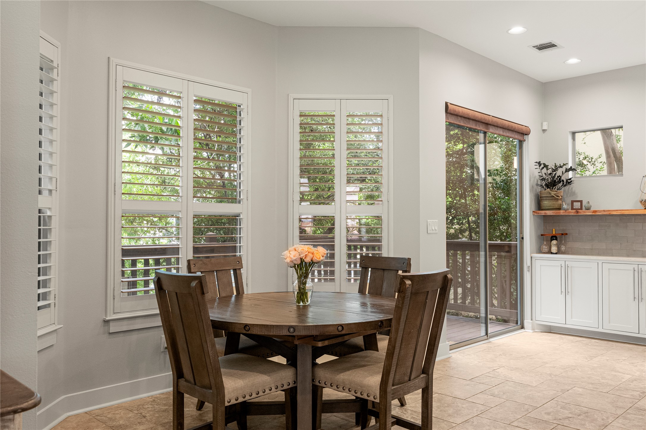 3814 Ridgelea Drive, Unit A Austin, TX 78731 - Photo 13 of 30 a view of a dining room with furniture window and outside view