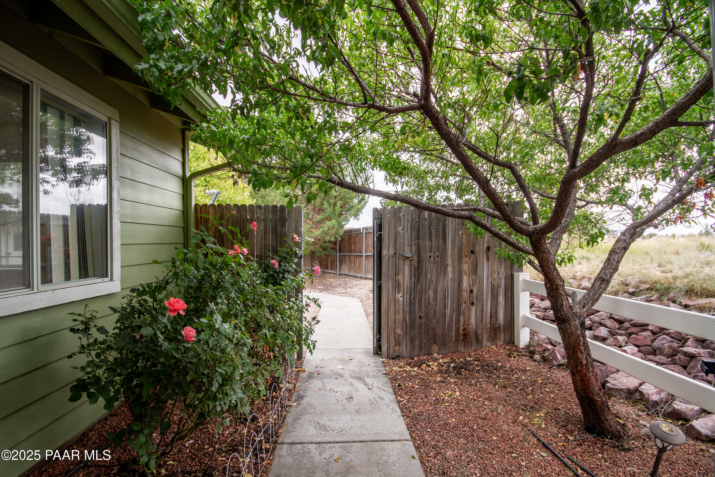 2695 West Owl Hill Road Chino Valley, AZ 86323 - Photo 17 of 47 walkway to workshop/hobby room