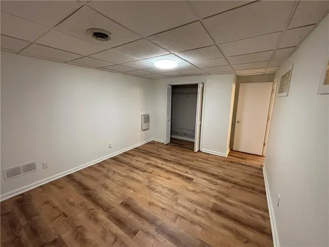 a view of empty room