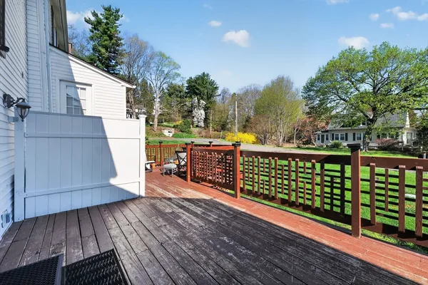a view of a roof deck