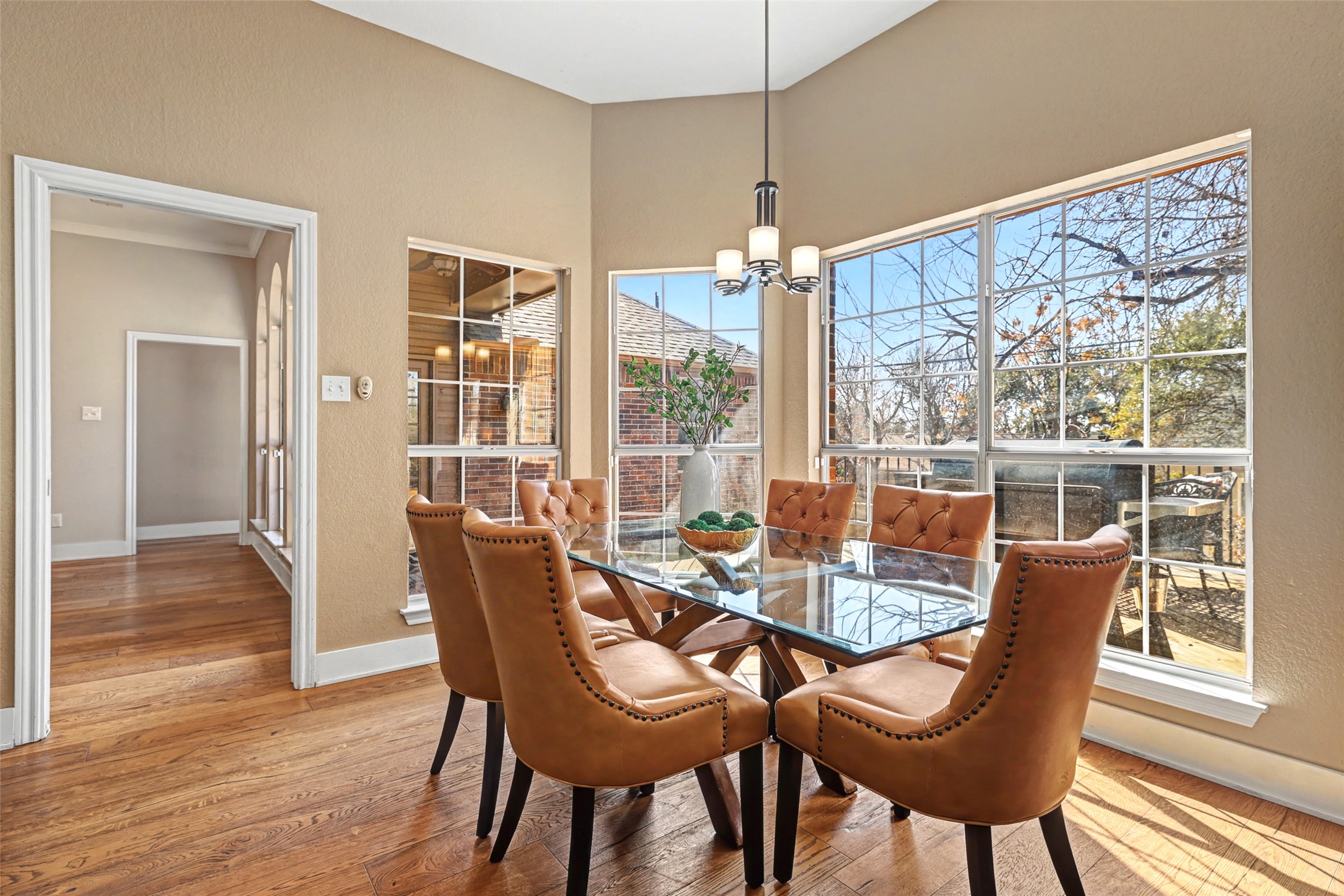 3022 Addie Lane Georgetown, TX 78628 - Photo 15 of 40 a dining room with furniture window wooden floor