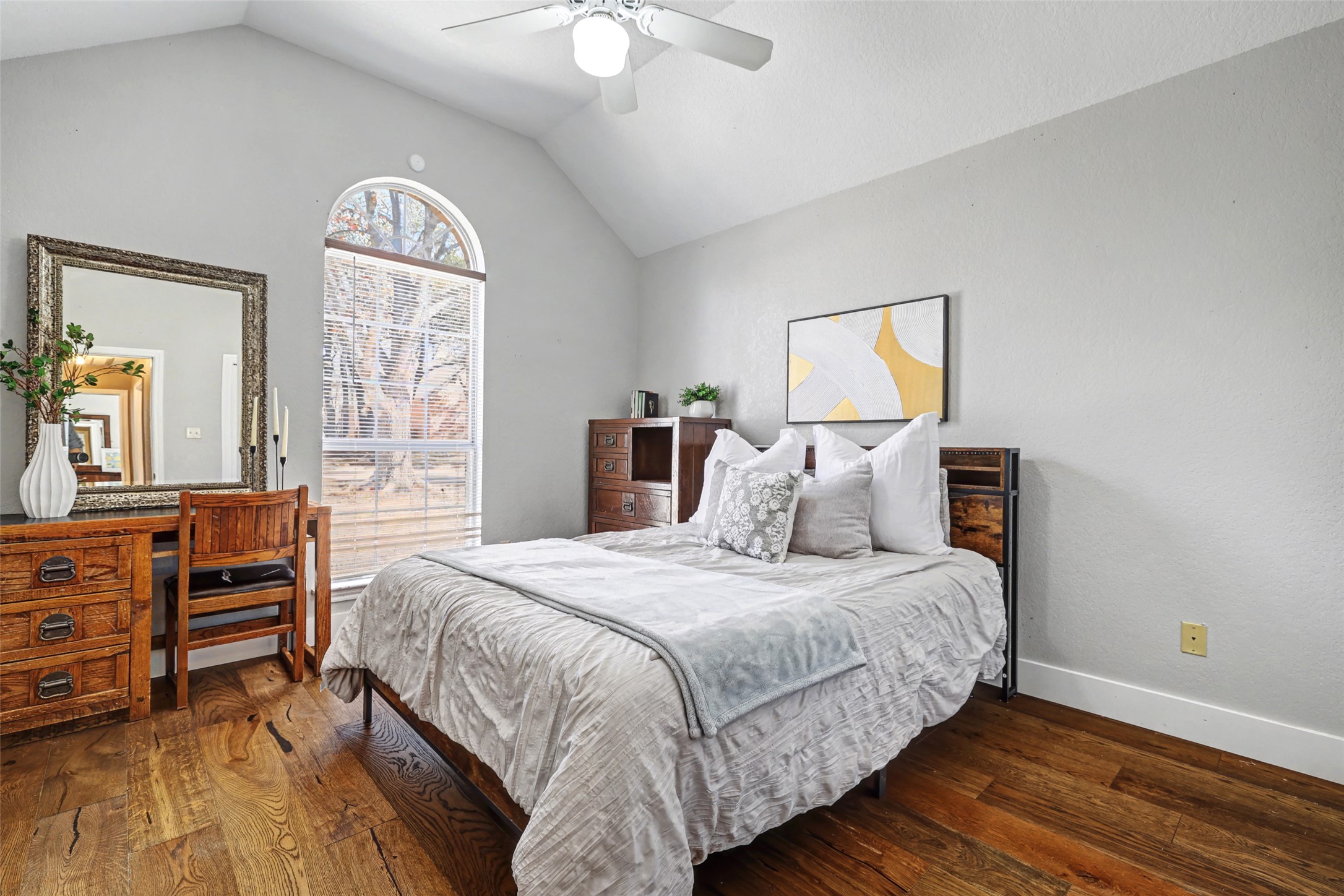 3022 Addie Lane Georgetown, TX 78628 - Photo 26 of 40 a bedroom with a bed and a dresser