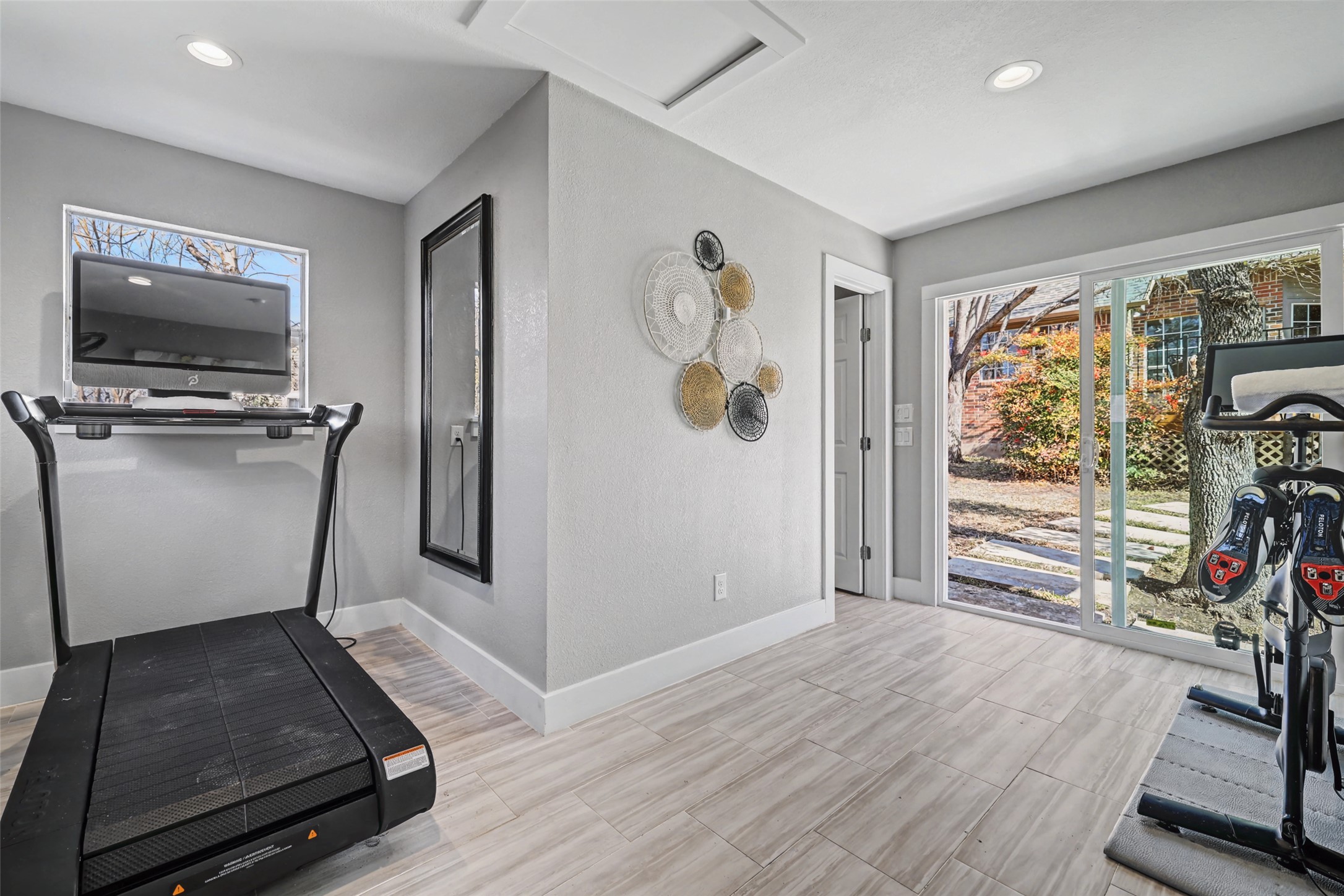 3022 Addie Lane Georgetown, TX 78628 - Photo 38 of 40 a view of a livingroom with furniture and a flat screen tv