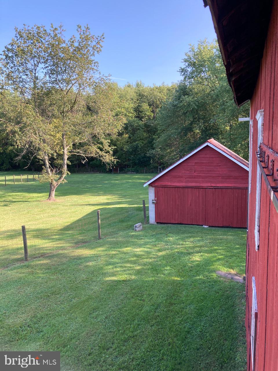2113 Keysville Frederick Co Road Keymar, MD 21757 - Photo 25 of 49 VIEW BARN TO GARAGE and THE 3t ACRES