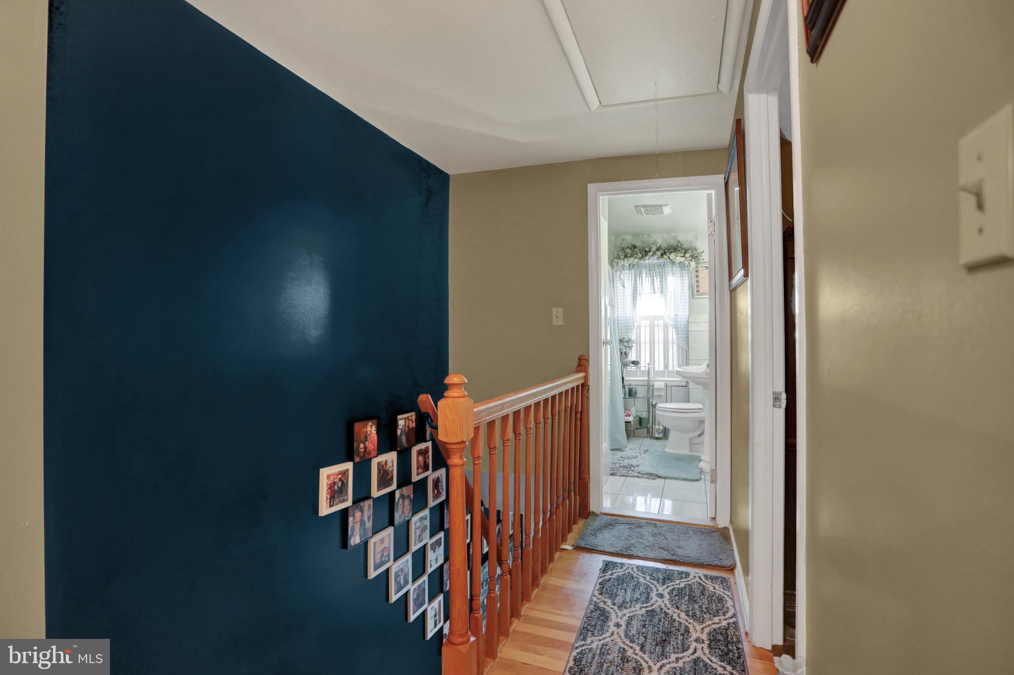 5749 Utrecht Road Baltimore, MD 21206 - Photo 17 of 25 Second floor hallway has pull down stairs to attic