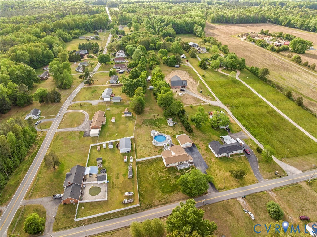18024 Sandy Ford Road Petersburg, VA 23803 - Photo 61 of 66 an aerial view of residential houses with outdoor space