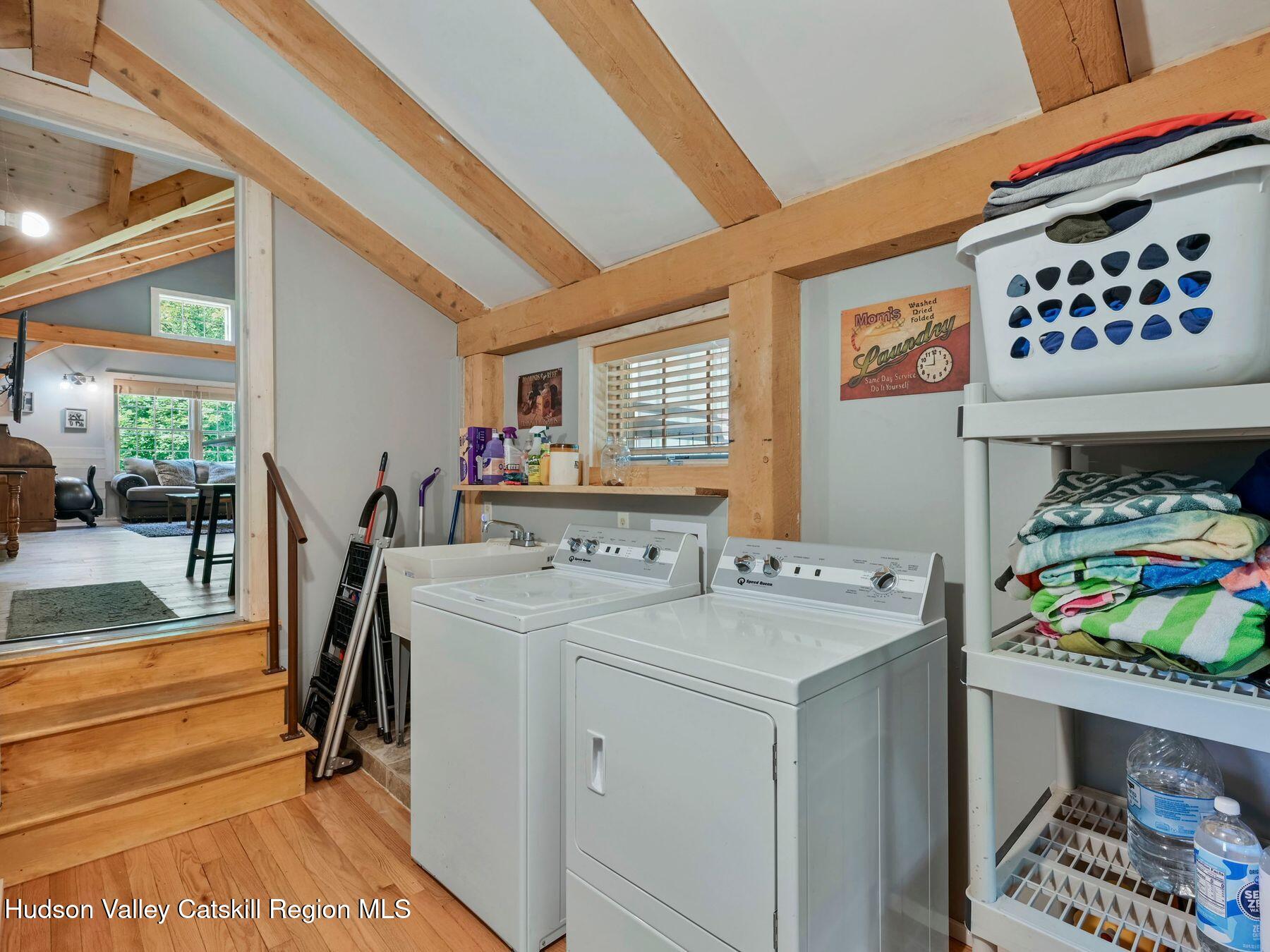10 County Road Windham, NY 12496 - Photo 29 of 43 a utility room with dryer and washer