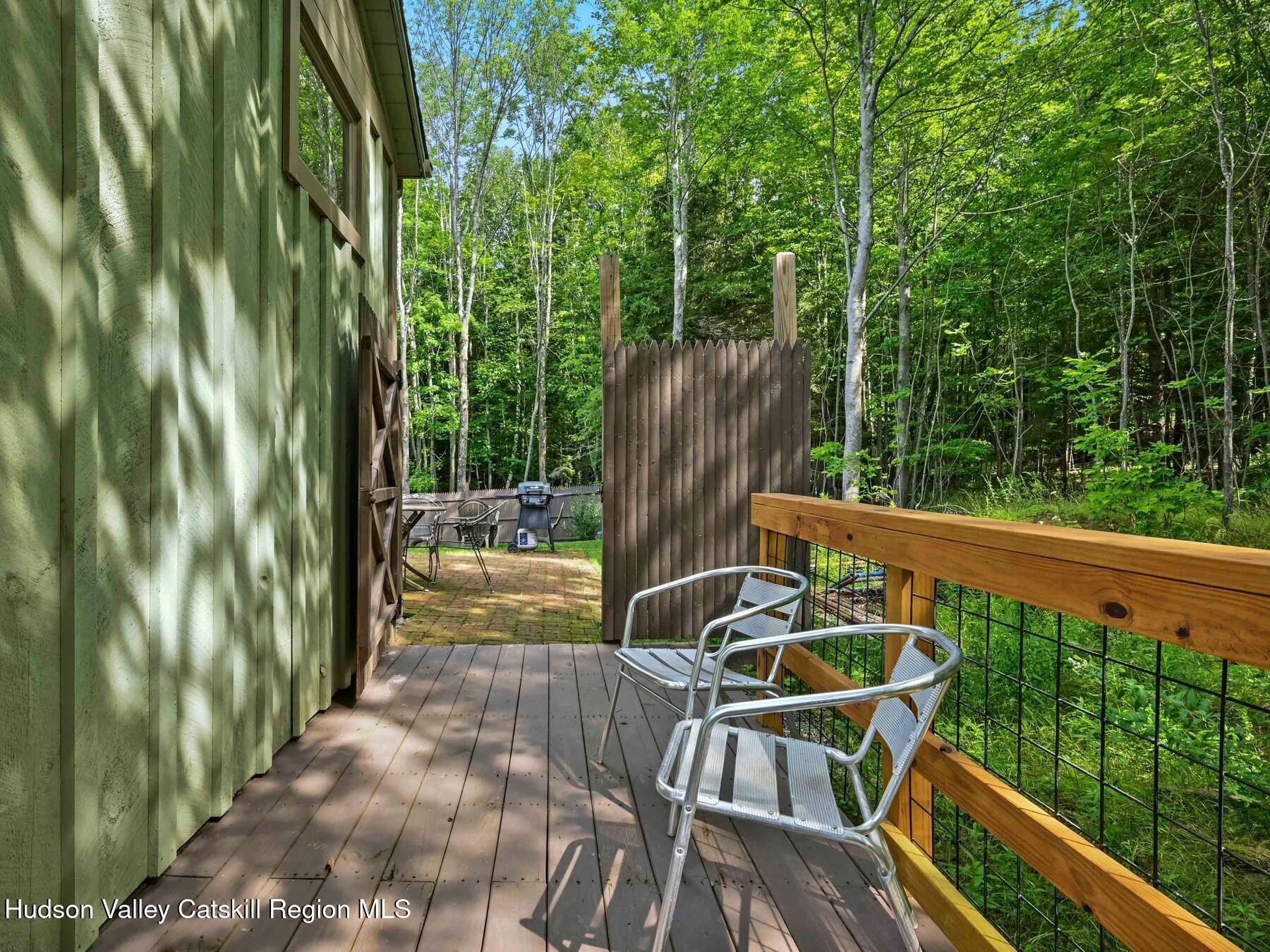 10 County Road Windham, NY 12496 - Photo 39 of 43 a view of a chair and tables in the balcony
