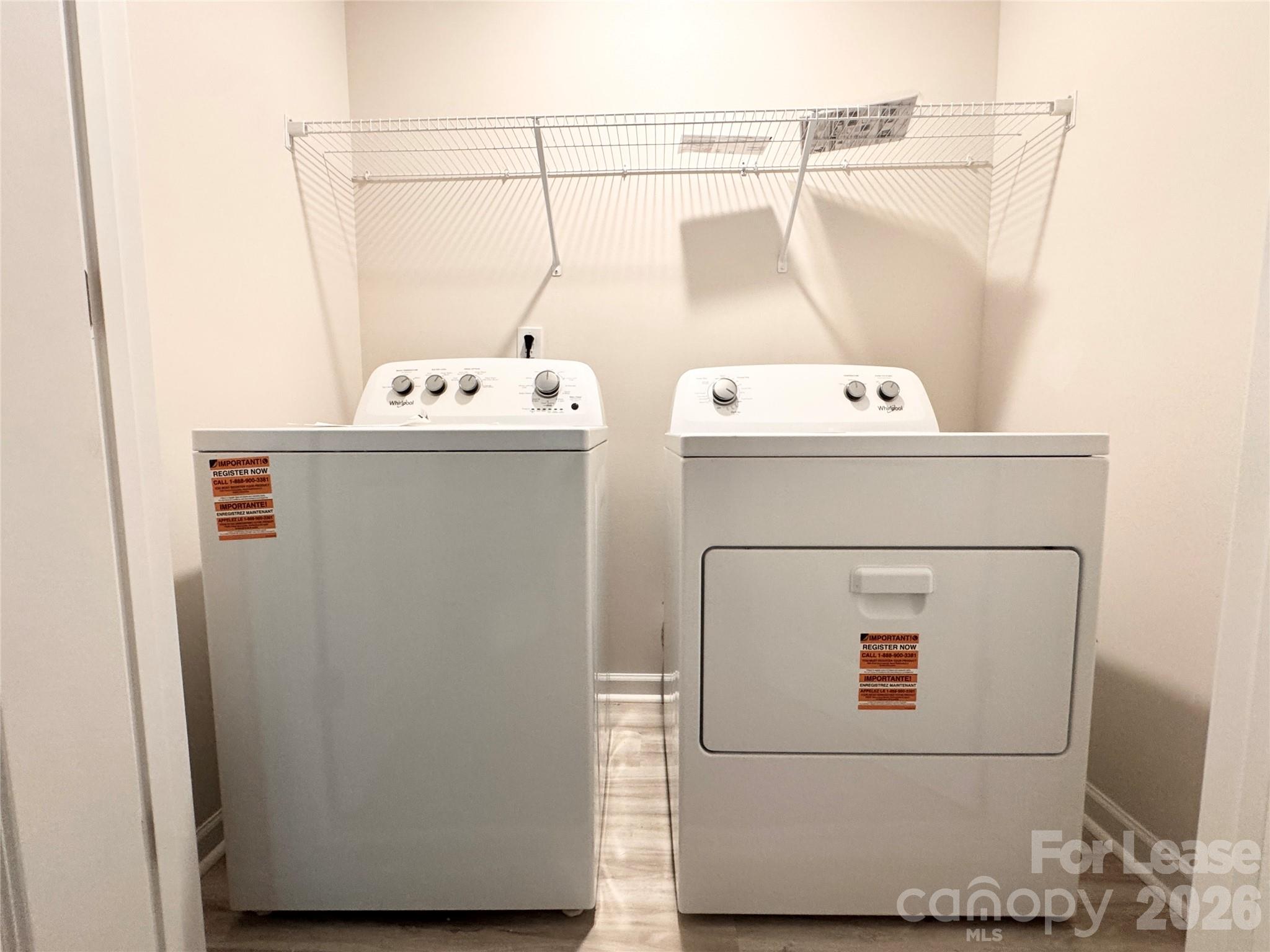 6131 Faron Way Charlotte, NC 28262 - Photo 17 of 18 a utility room with dryer and washer