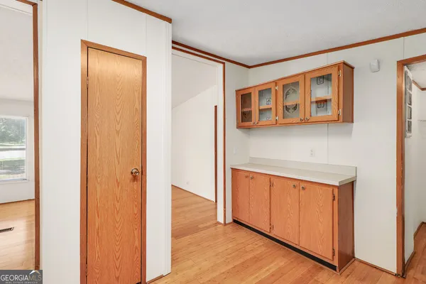 a view of an entryway door