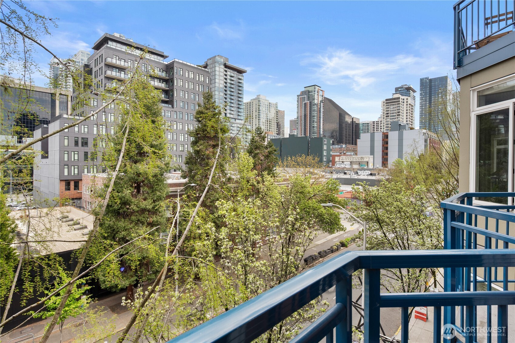 2415 2nd Avenue, Unit 540 Seattle, WA 98121 - Photo 3 of 29 a view of a city from a balcony