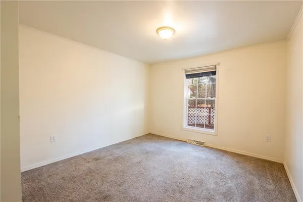 a view of an empty room