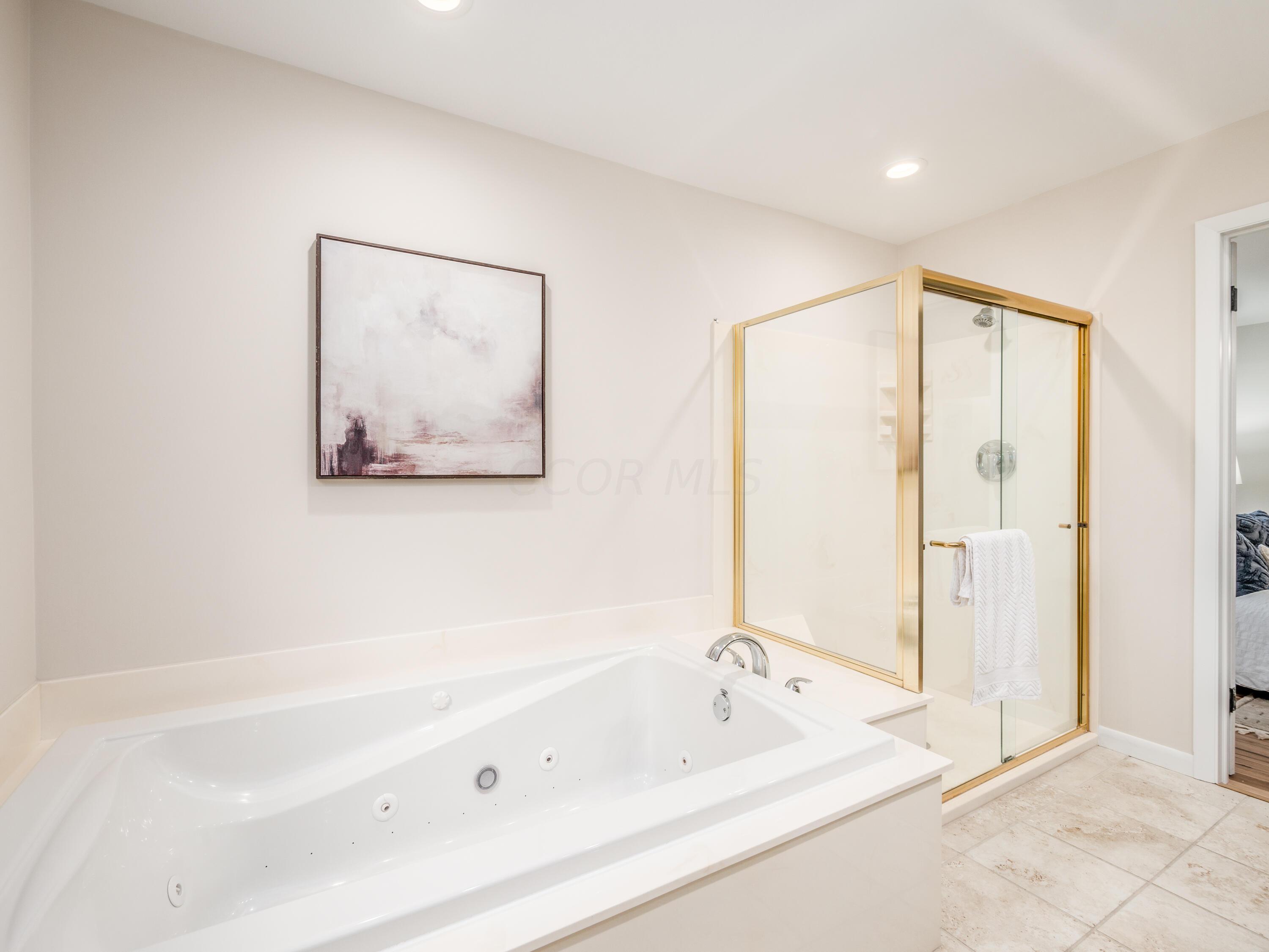1941 Hythe Road Columbus, OH 43220 - Photo 37 of 67 Soaking Tub and Shower