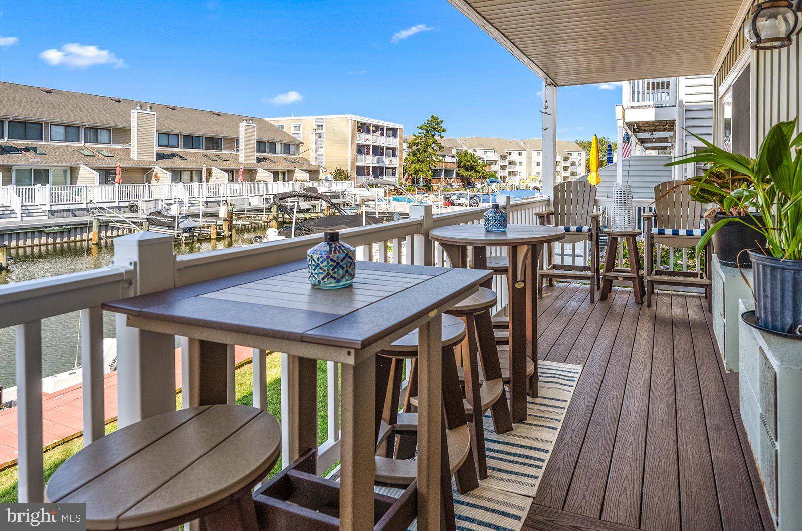 714 Mooring Road, Unit C105 Ocean City, MD 21842 - Photo 32 of 36 Covered balcony with water views