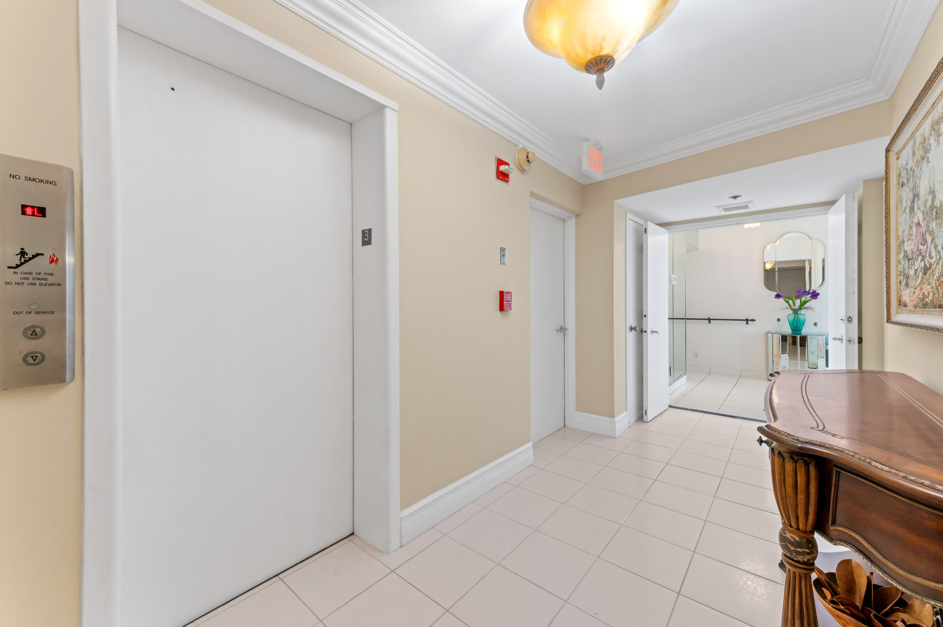2600 South Ocean Boulevard, Unit 3E Boca Raton, FL 33432 - Photo 2 of 56 Elevator Lobby