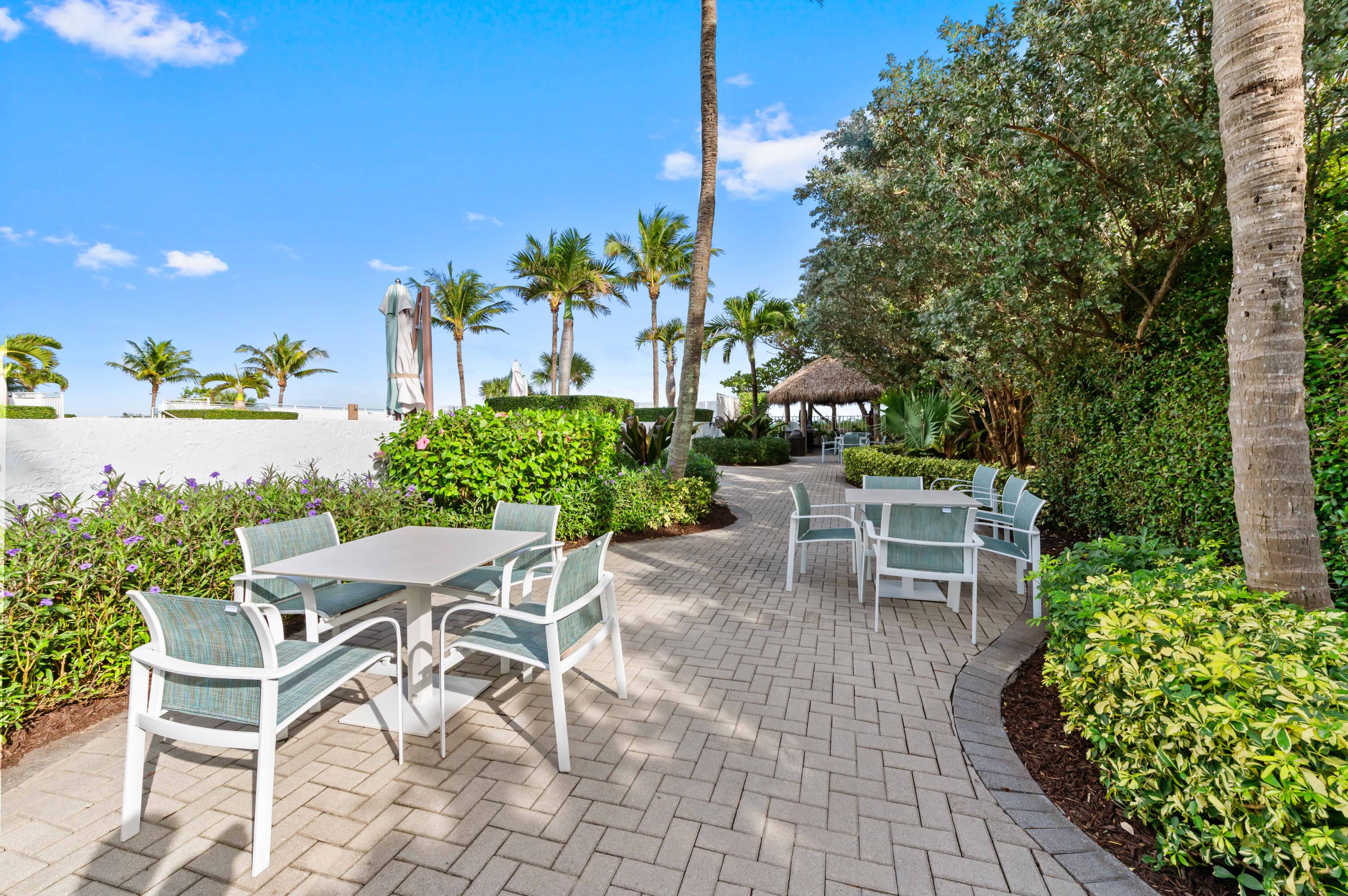 2600 South Ocean Boulevard, Unit 3E Boca Raton, FL 33432 - Photo 48 of 56 Poolside Dining Area
