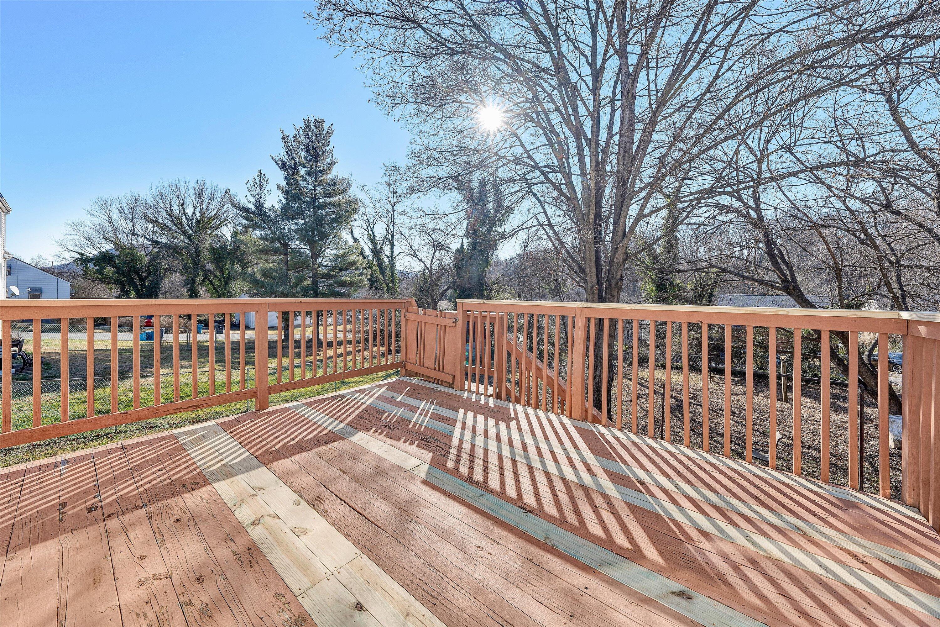 810 Windsor Avenue Southwest Roanoke, VA 24015 - Photo 9 of 21 a view of wooden deck