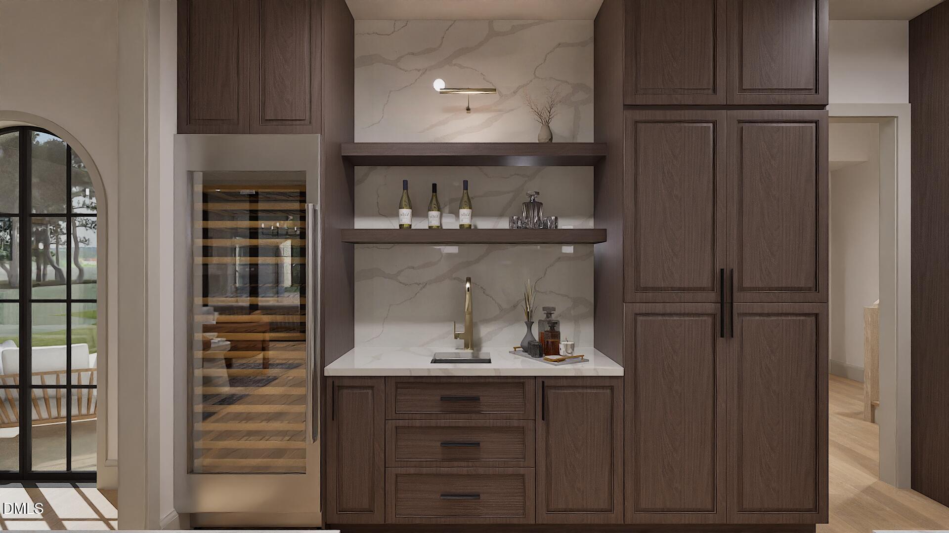 4308 Windsor Place Raleigh, NC 27609 - Photo 5 of 35 a view of kitchen with cabinets and window