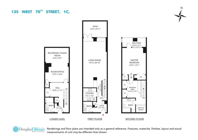 $1,395,000 | 135 West 70th Street, Unit 1C | Upper West Side