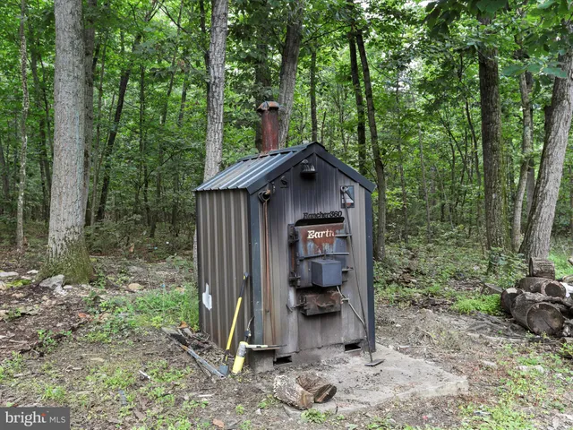 a view of a lush green field