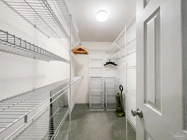 a view of a walk in closet