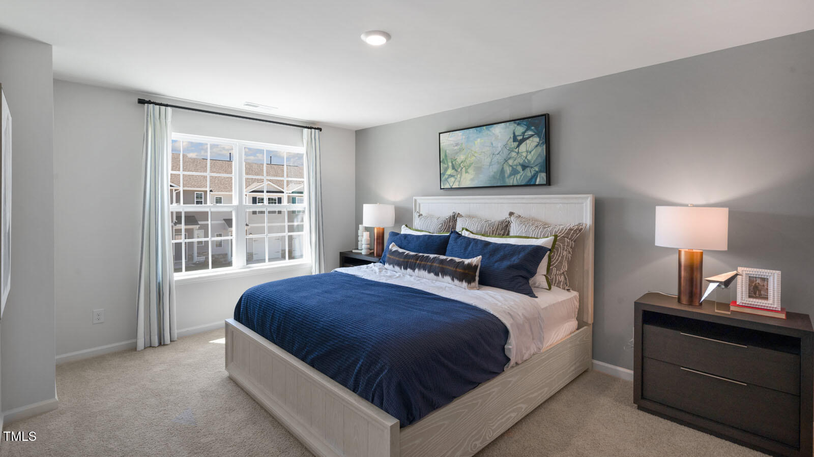 5233 Red Crimson Drive Willow Spring, NC 27592 - Photo 20 of 35 a bedroom with a bed and a window