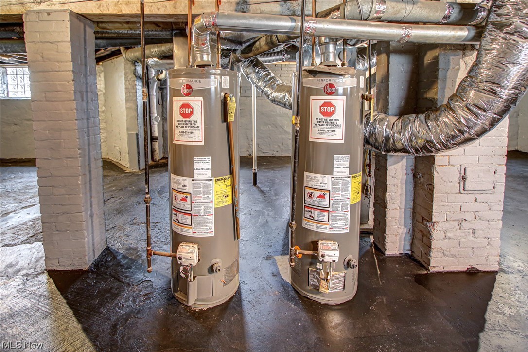 3816 Riverside Avenue Cleveland, OH 44109 - Photo 35 of 35 Utility room featuring gas water heaters.