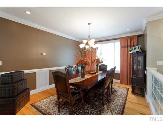7716 Senter Farm Road Apex, NC 27539 - Photo 7 of 25 The large dining room lies just off the foyer, and is perfect for entertaining guests.